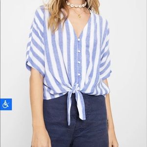 Rails Thea Pacifica Striped Linen Shirt